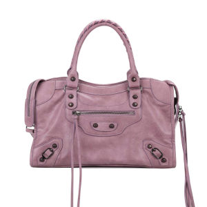 JANDRESS | Paris Studs Biker Style Retro Vintage Large Capacity Handbag Tote Crossbody Bag
