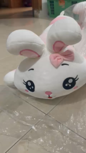 Guling Boneka Kelinci Pita 90cm 110cm Boneka Kelinci Ribbon Boneka Rabbit Ribbon