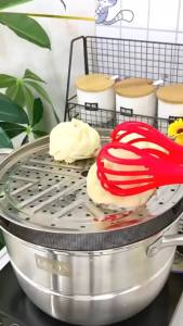 Silicone Steamer Mesh Mats 24/30/34/40/48cm High Temperature Resistance Steamer Cloth 10PCS Reusable Non-Stick Round Steamer Pad