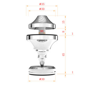 Seismic Reduction Speaker Stand Feet Pins Audio Rack CD Amplifier 304 Stainless Steel Shock Absorption Leg Pads Accessories