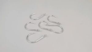 TEASER 10pcs 8084 Heavy-duty Iron Plate 4X Reinforced Giant Hook for Deep-sea Fishing Sea Fishing Stone Bass and Golden Trout