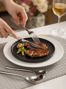 mornenjoy | High Quality Japanese Underglaze Colored Dinner Plate