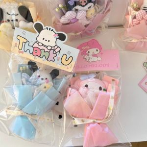 Kuromi My Melody Cinnamoroll Hello Kitty Sanrio Anime Doll Toy Cartoon Plush Bouquet Woman Valentines Day Girls Christmas Gifts