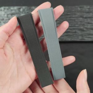 FKM Rubber Strap 20mm 21mm 22mm Fluoro Rubber Watch Band for Longines for Omega for Seiko Quick Release Waterproof WristBracelet