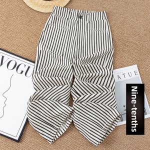 XIANGHOUMINCHU | Leisure Wide Leg Cropped Trousers