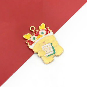 จี้ปลาอ้วนลายมังกร DIY แฮนด์เมด จี้กุญแจโลหะผสม เครื่องประดับแฟชั่น เครื่องประดับแฟชั่นใหม่ อื่นๆ