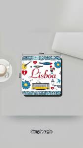 LISBON Aesthetic Art Refrigerator Magnet Creative Kitchen Home Decoration Soft Magnetic Decor Festival Gifts Multi Scene Use