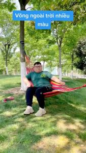 Võng Dã Ngoại Nhiều Màu 2 Lớp – Chắc Chắn Êm Ái Tiện Lợi Cho Cắm Trại & Picnic