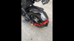 Motorcycle Universal Rear Mudguard Carbon Fiber CNC aluminum adjustable electric car rear fender
