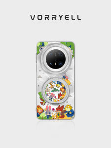 VORRYELL | Magnetic Bracket Shockproof Cute Transparent Phone Case