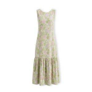 Floral Print Reversible Summer Loose Long Dress