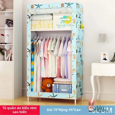 SHANNAIER | Tủ Quần Áo Vải Phòng Ngủ Gia Đình Tiết Kiệm Đơn Giản Hiện Đại