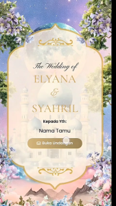 Tema Syari | Undangan Digital Islami Fitur Lengkap Termurah Web Website Pernikahan Pakai/Tanpa Foto