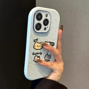 Cute Cat And Dog Splatter Painting Phone Case for Vivo Y500 Y300I 200I Y78 Y33T Womens Full Cover Silicone Soft Shell Protective Case