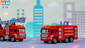 SKISOPGO Large Size Childrens Fire Truck Toy Set with Water Spraying Cloud Ladder Engineering Car Model for Boys Baby Kids