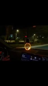 Đèn LED Retro Treo Gương Chiếu Hậu Ô Tô Đèn Nền Acrylic Phẳng Trang Trí Nội Thất Ô Tô Đồ Trang Trí Treo