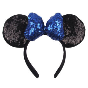 Disney Minnie Mouse Tai Đầu 5 Size Lớn Chấm Bi Thời Trang Nữ Băng Đô Quấn Tóc Cho Tiệc Lễ Hội Du Lịch Tự Làm Phụ Kiện