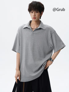 Grace Rub | Lightweight Quick-Dry Retro Loose-Fit Polo Shirt