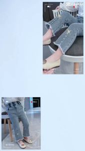 Celana Jeans Anak Perempuan Usia 1-10 Tahun Celana Import Panjang Anak Perempuan Cantik