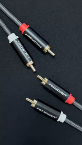 RCA Cables 2RCA to 2RCA Audio Cable with Gold-Plated Connectors Dual Shielded– Against Noise (Hum) and Nylon Braided Jacket for Home Theater Stereo Systems TVs Musical Instrum