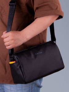 กระเป๋าสะพายข้าง Oxford Cloth ความจุขนาดใหญ่สำหรับผู้ชาย กระเป๋าสะพายข้างสำหรับเดินทางแบบลำลอง ปิดด้วยซิป กระเป๋าใส่โน้ตบุ๊ก 8 นิ้ว