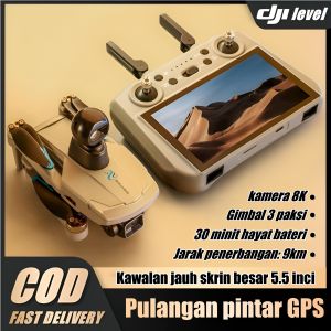 DJI Mini Pro level Drone RC Drones Three-axis Gimbal 5.5 inch Screen Remote Control GPS Return Drone Camera