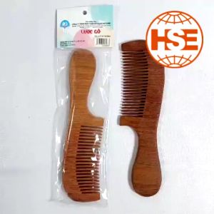 Lược chải đầu GỖ HƯƠNG (Dài 20cm) lược gỗ chải tóc làm thủ công mỹ nghệ Việt Nam đồ trang điểm đẹp độc đáo - HSE