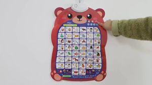 📣โปสเตอร์พูดได้ 3 ภาษา ไทย อังกฤษ จีน  กดแล้วมีเสียง มีเพลง ของเล่นเสริมพัฒนาการ ทักษะ สำหรับเด็ก