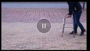 พับได้ ไม้เท้า 4 ขา ไม้เท้าสแตนเลส รับน้ำหนักได้150กก ปรับความสูงได้ ไม้เท้าสำหรับผู้สูงอายุ ไม้เท้าเดิน Adult Walker