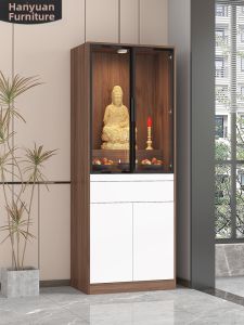HANYUAN | Wealth-invoking New Chinese Style Buddhist Altar Standing Cabinet