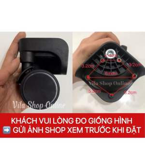 Bánh xe xoay thay thế cho vali