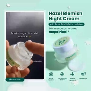 Hazel Blemish Night Cream Nadfaskin