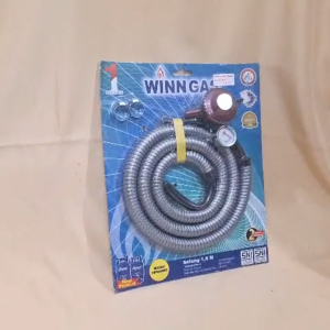 SPL PAKET SELANG REGULATOR / PAKET HEMAT / SELANG PAKET LPG WIN GAS 1.8M