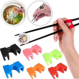 5pcs tái sử dụng đũa trợ lý cho người lớn và trẻ em đào tạo đũa bản lề kết nối cho người mới bắt đầu
