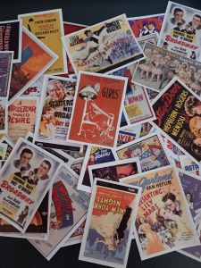 50pcs Vintage Musical Movies Broadway Vintage Movie Posters Sticker Pack Waterproof-Scratchproof