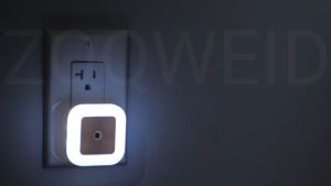 JinXing LED 0.5w Auto Sensor Light Square Night Light Sleep Baby Bedroom Stair Night Light