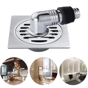 Washing Machine Drain Connector Special Elbow Stainless Steel Bathroom Floor Drain Cover Universal Fit Washing Machine Pipe