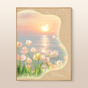 Modern Minimalist Living Room Bedroom Sofa Background Wall Art Painting Seaside Landscape Nordic Style Decorative Canvas Print