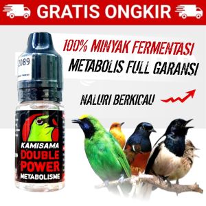 Kamisama Metabolisme OIL 10ML Minyak Fermentasi Metabolis Vitamin Penggacor Burung