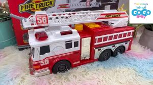 🌈 เล่นเด็ก รถดับเพลิงเด็ก เพลิงฉีดน้ำ รถดับเพลิงคันใหญ่ โดยของเล่นเด็ก ของเล่นเด็ก