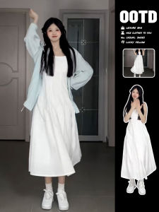 SUSIEYUAN | Đầm Camisole Phong Cách Pháp Ngọt Ngào cho Phụ Nữ Mùa Thu