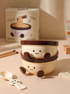 Bát Đựng Súp Bằng Gốm Sứ Dễ Thương Cho Phụ Nữ Bát Đựng Mì Tráng Men Đẹp Mắt Dùng Trong Gia Đình Bát Đựng Mì Ốc Bát Đựng Cơm