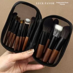LuckFavor | Portable Wooden Makeup Brushes