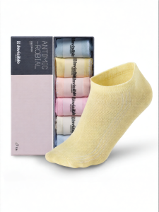 Antibacterial Odor-Resistant Moisture-Wicking Quick-Drying Thin Socks for Women