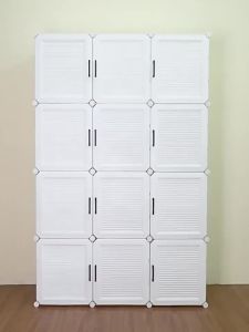 Wardrobe Clothes Cabinet  Open Wardrobe Clothes  Closet Cupboard Wardrobe For Clothes  Cabinet Clothes   Childrens Storage Cabinet Thick Wardrobe Strong and Durable for Rental Room 衣橱柜