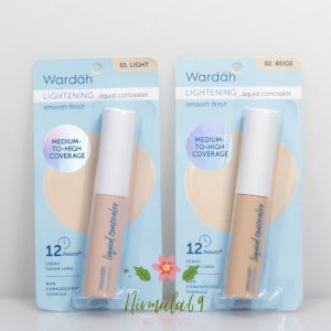 Wardah LIGHTENING LIQUID CONCEALER 7gr/liquid concelar/Original/Bpom/bedak cair wardah tahan lama/konselar penyamar noda hitam & bekas jerawat