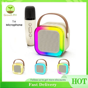 Mini Portable Karaoke Speaker & K12 Condenser Mic: The Ultimate Party Setup