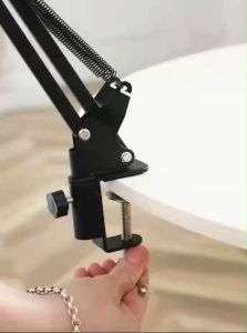 ขาตั้งแท็บเล็ต แบบหนีบโต๊ะ / หัวเตียง Tablet table clamp/ หนีบขยายได้ 12-24cm หมุนได้360องศา