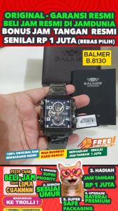 JAM TANGAN BALMER ORIGINAL 8130 MB ST - Men LA - Stainless Steel - Perak
