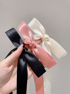 มิตรกิ๊ฟติดผมโบว์ยาวสุดเก๋สไตล์เกาหลีสำหรับผู้หญิง